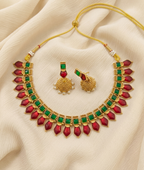 Kerala Style Nagapadam Necklace Set