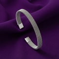 Stainless Steel Anti-Tarnish Mesh Cuff Bracelet for Men