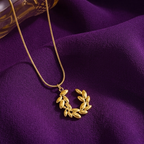 Crescent Moon Design Anti-Tarnish Pendant