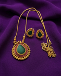 Affordable Palakka Gopi Long Necklace Set