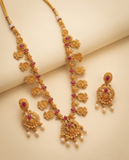 Heritage Temple Long Necklace Set