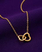 Gold-Plated Anti-Tarnish Heart Pendant