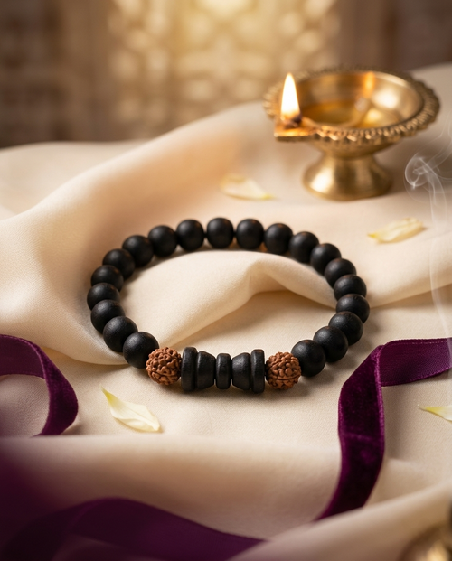 Original 8 MM Karungali Unisex Bracelet (24 Beads + 3) – Lab Certified - AE