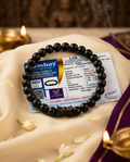 Original 8 MM Karungali Unisex Bracelet (25 Beads + 1 Black Damru) – Lab Certified - AE