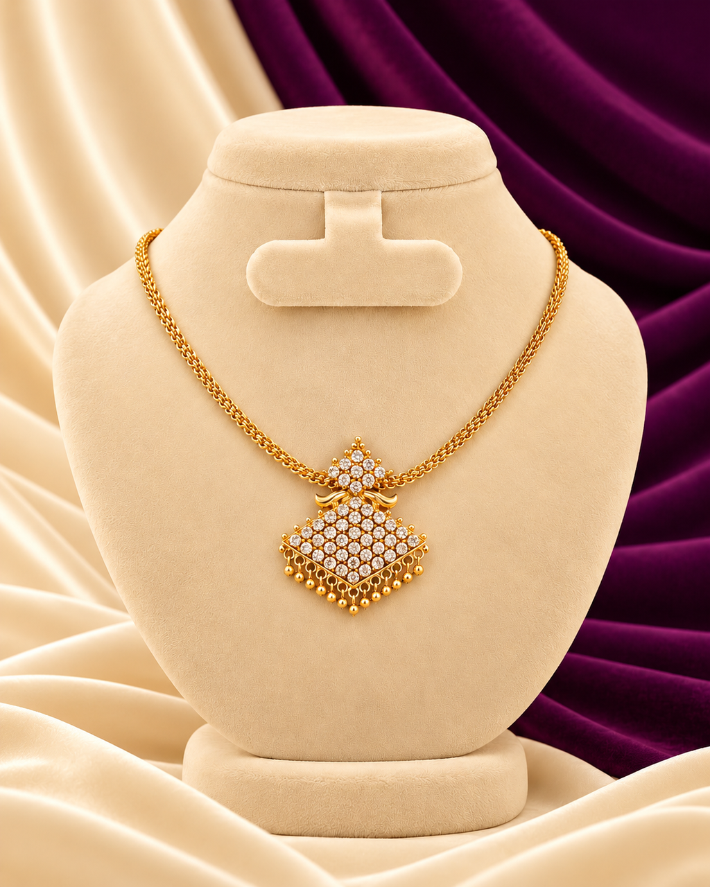 Traditional Kerala Pathakka Necklace