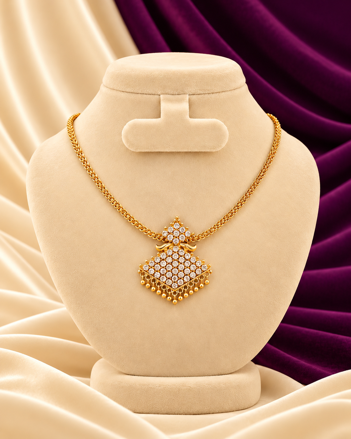 Traditional Kerala Pathakka Necklace