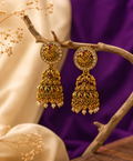 Mayura Temple Jhumka Earrings