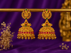 High Gold Temple Jhumkas