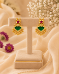 Emerald Palakka Drop Earrings