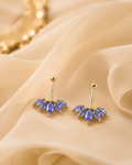 Lavender Lotus Bugadi Earrings.