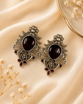 Noir Flora Statement Earrings