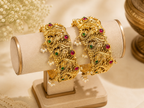 Peacock Ruby Antique Bangles