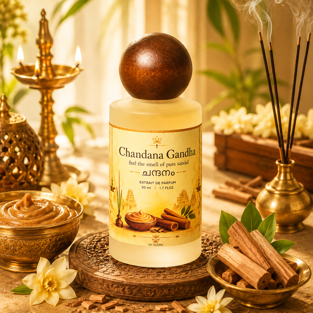 Chandana Gandha Sandalwood Fragrance Perfume 50ml | Extrait de Parfum - ae