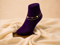 Golden Layered Disc Anklet