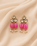 Elegant Designer Gold Stud Earrings
