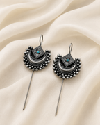 Half Moon Oxidised Ear Cuff
