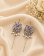 Lilac Moon Pearl Ear Cuff