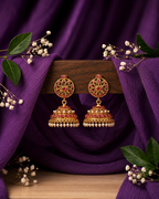 Traditional Pearl Jhumkas
