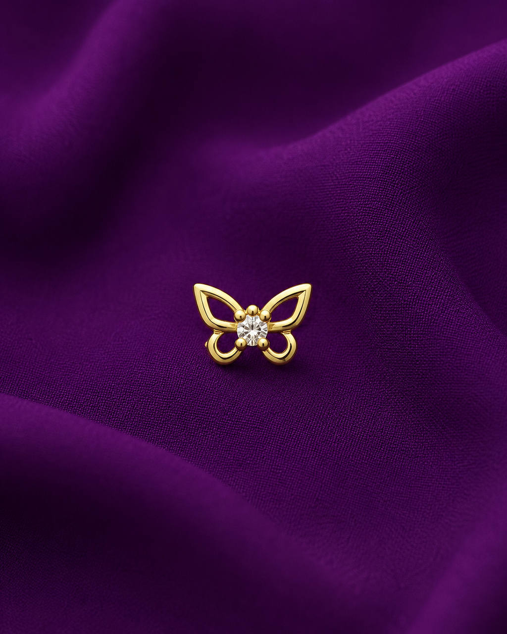 Butterfly Grace Nose Pin