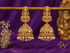 Rajwada Lakshmi Jhumka Earrings
