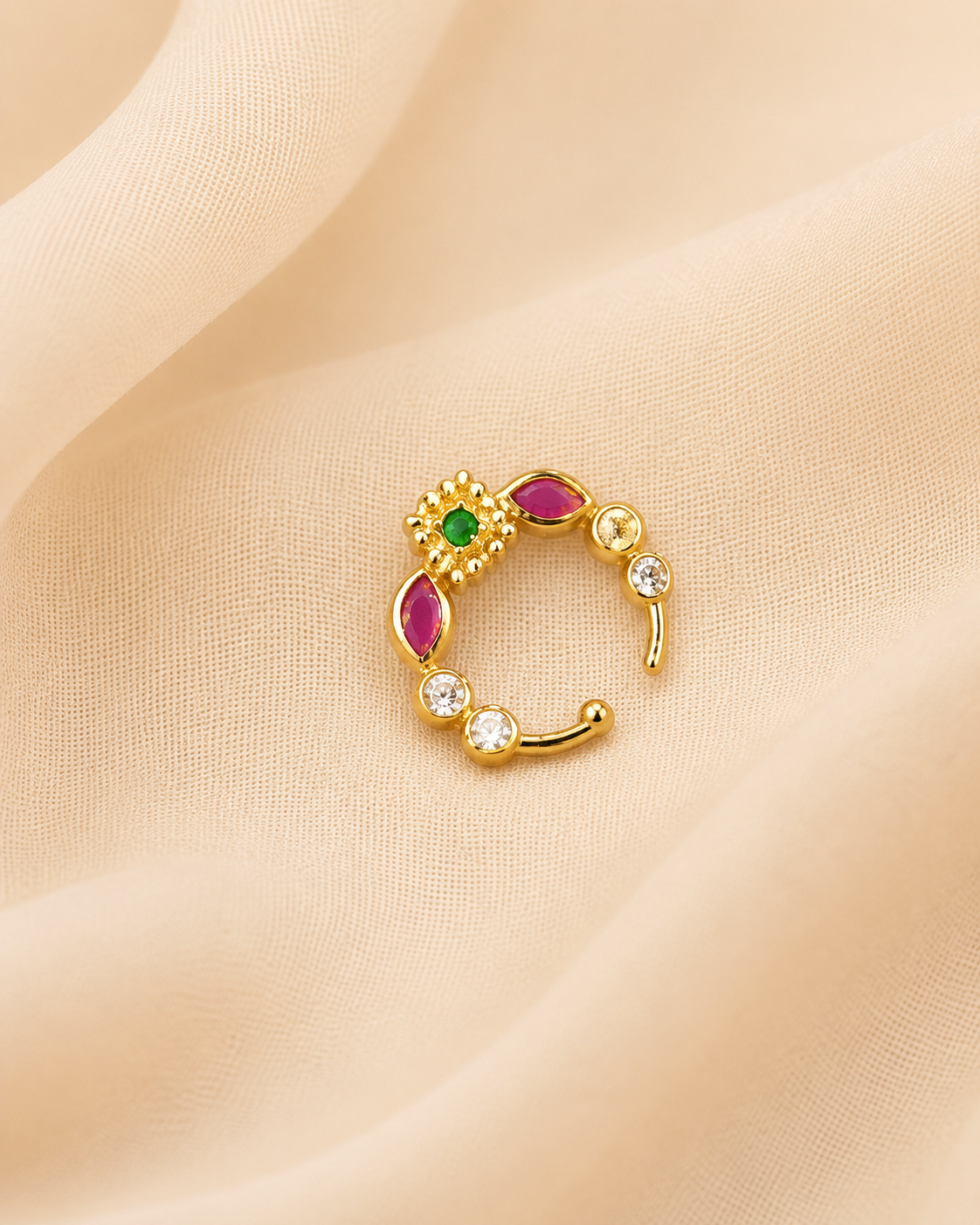 Crystal Hoop Nose Ring