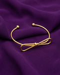 Golden Bow Open Bracelet