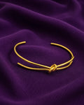 Minimal Knot Cuff Bracelet