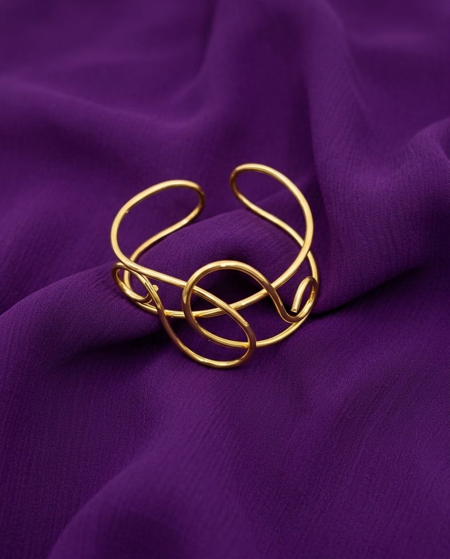 Modern Circle Cuff Bracelet