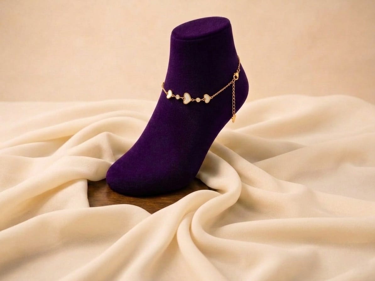 Daily Wear Heart Anklet