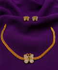 Trendy Butterfly Choker Set