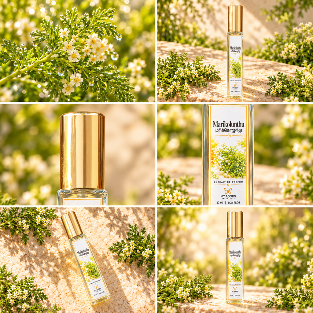 Marikolunthu (மரிக்கொழுந்து) Fragrance Perfume 10ml | Extrait de Parfum