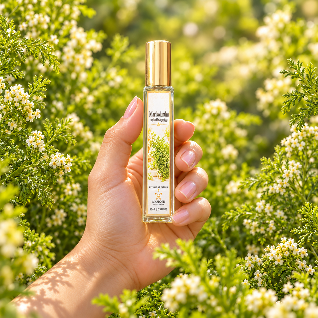 Marikolunthu (மரிக்கொழுந்து) Fragrance Perfume 10ml | Extrait de Parfum