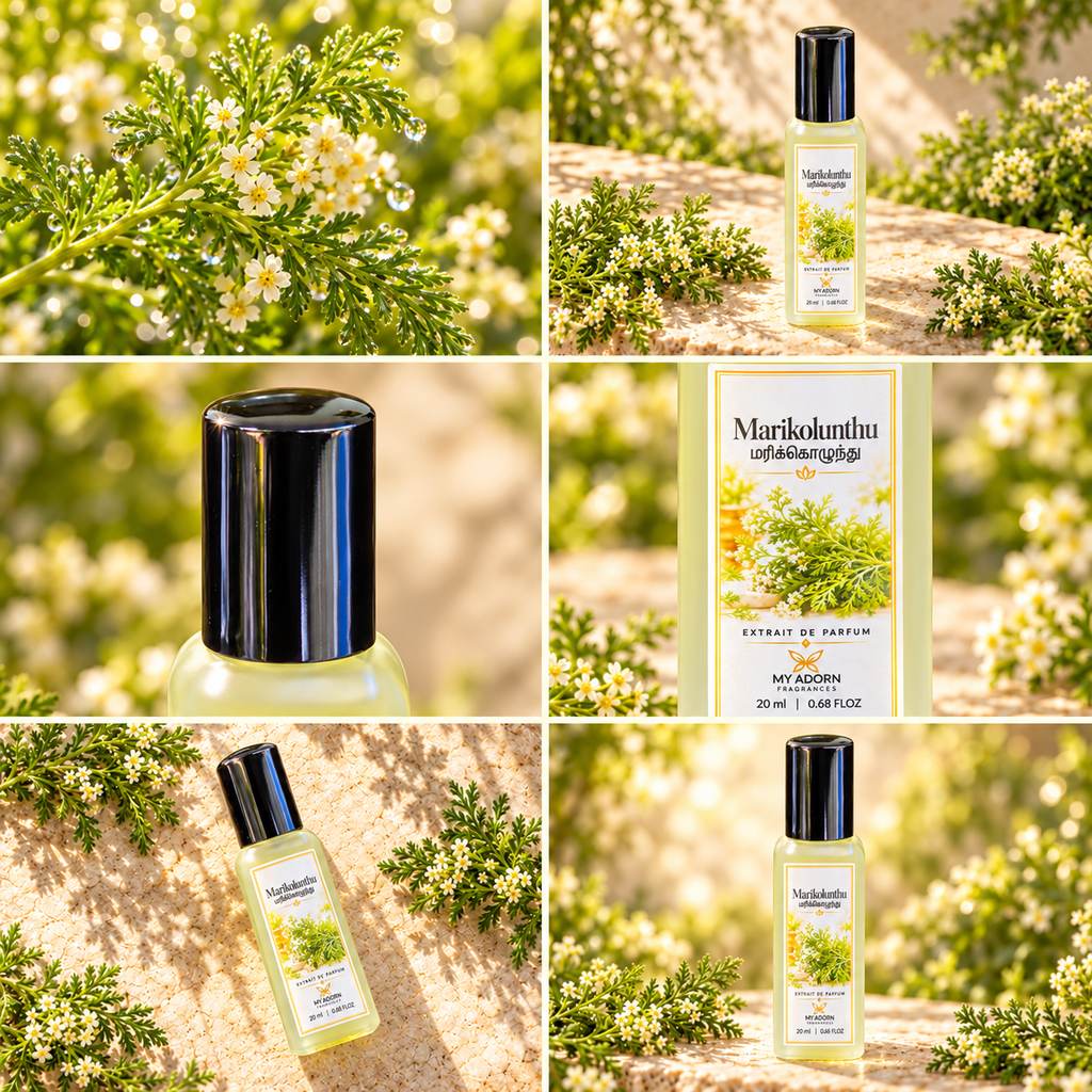 Marikolunthu (மரிக்கொழுந்து) Fragrance Perfume 20ml | Extrait de Parfum