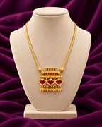 Traditional Gold-Plated Thali Necklace