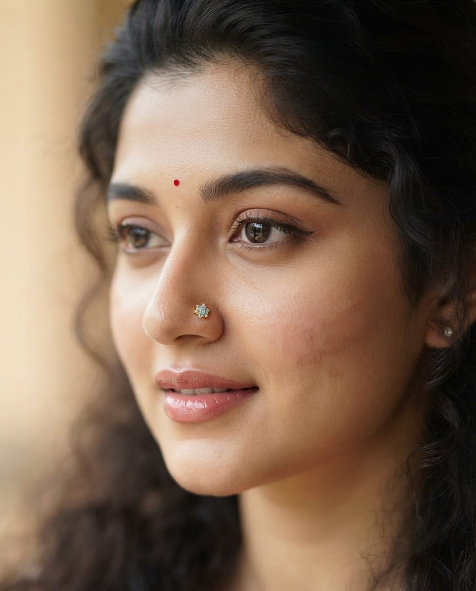 Snowflake Nose Pin