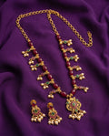 Ethnic Beaded Necklace Set with Earrings