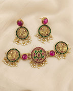 Maharani Peacock Jewellery Set