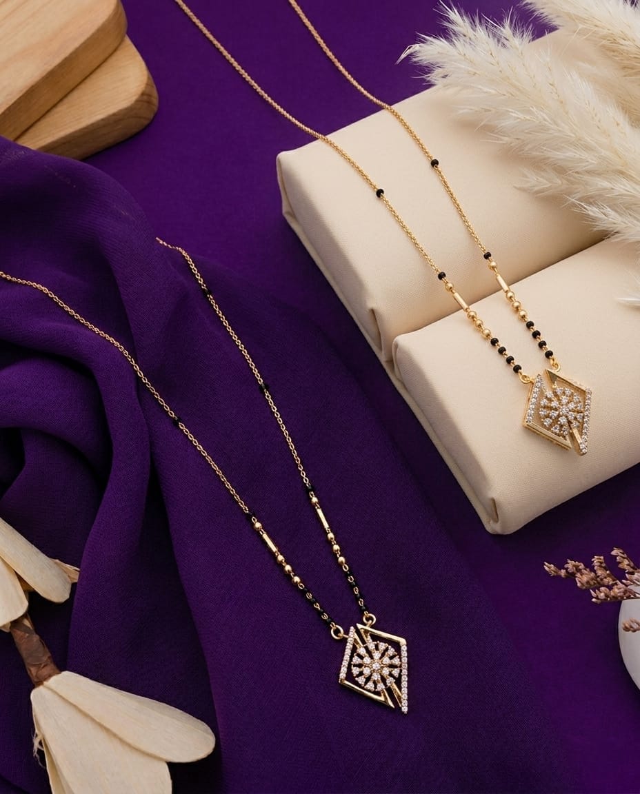Sunburst Hexa Mangalsutra