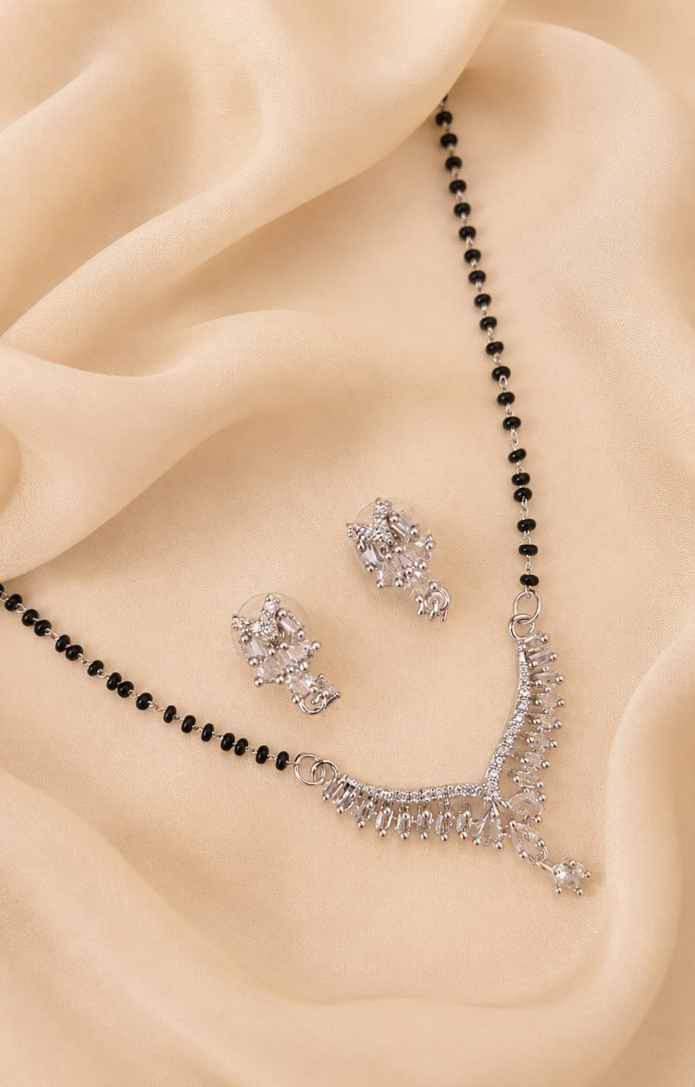 Crystal Arc Mangalsutra Set