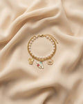Tiny Charm Pearl Bracelet