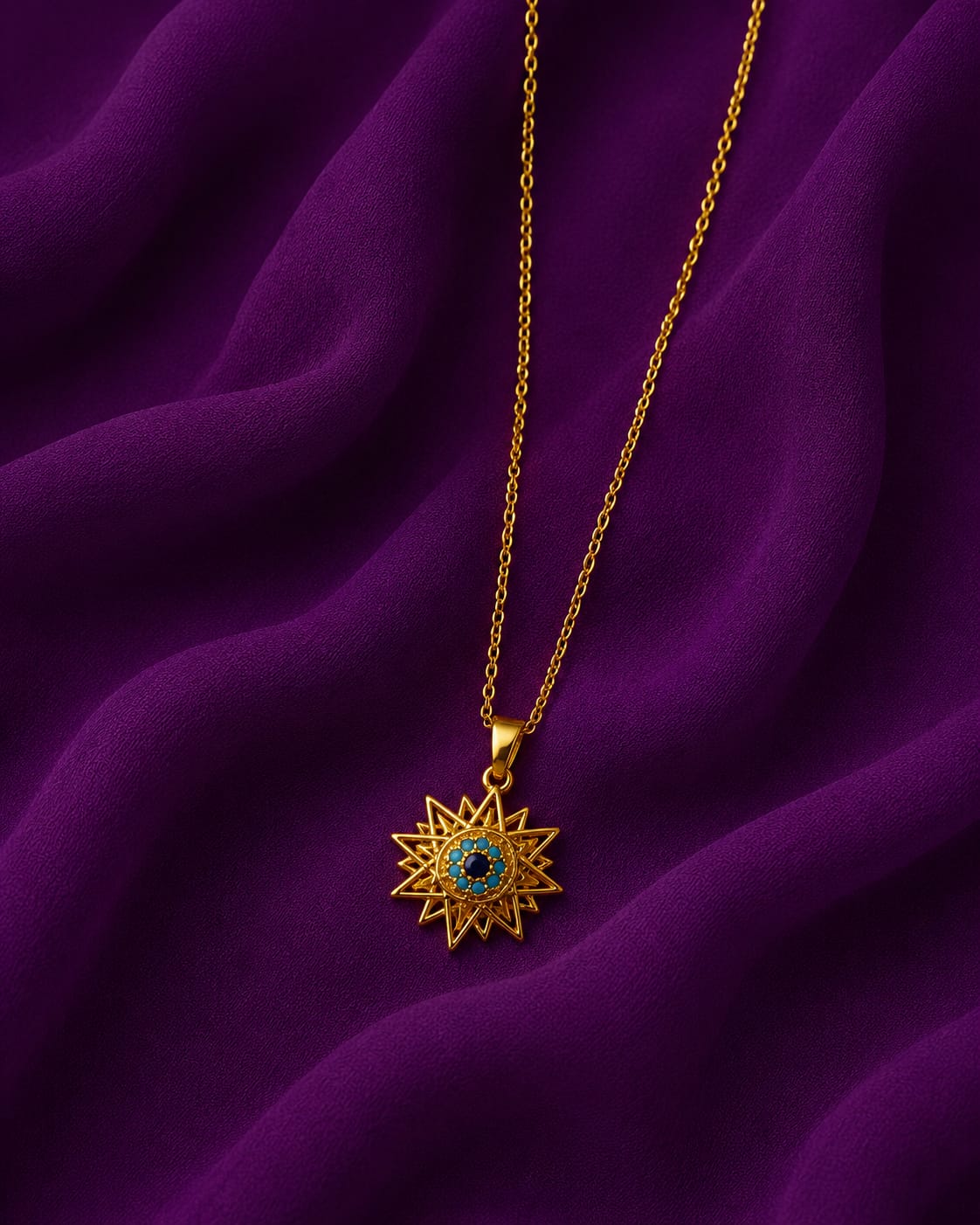 Starburst Pendant Necklace
