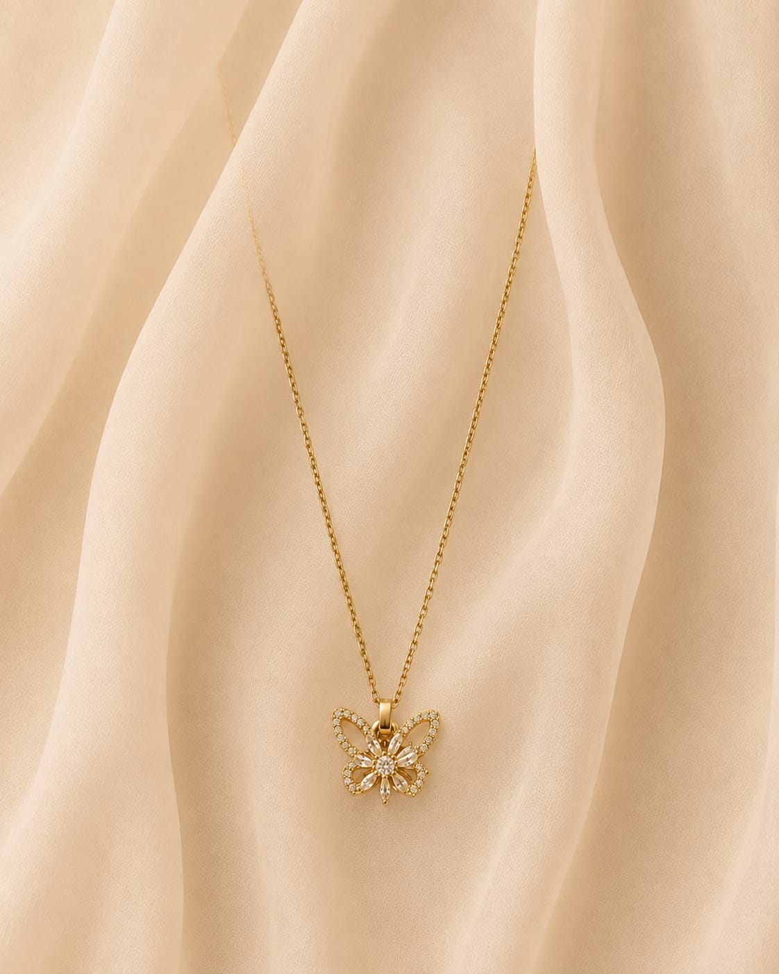 Delicate Butterfly Necklace