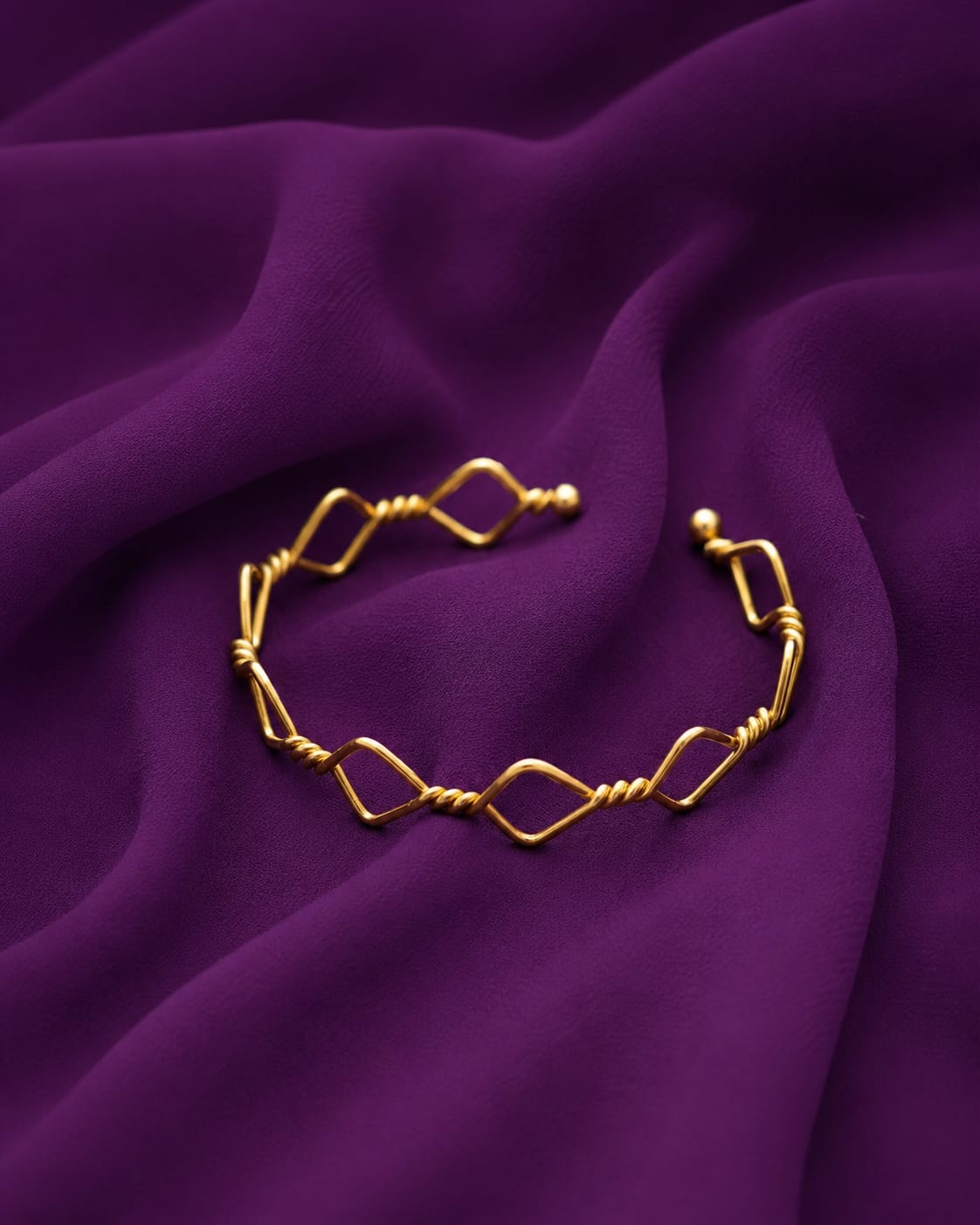 Geometric Cuff Bracelet
