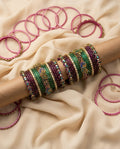 Peacock Bridal Bangle Set