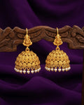 Temple Ganesha Jhumka Earrings