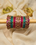 Traditional Meena Bangle Set