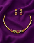 Floral Hasli Necklace Set