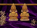 Bridal Lakshmi Jhumka Earrings