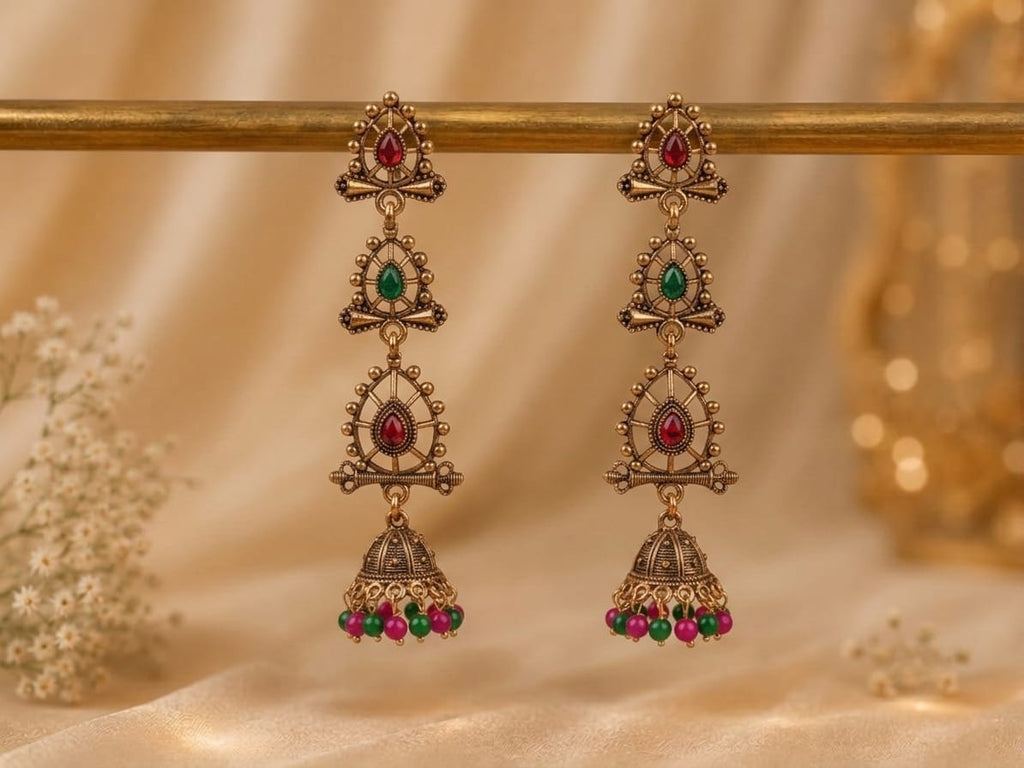 Long Drop Jhumkas