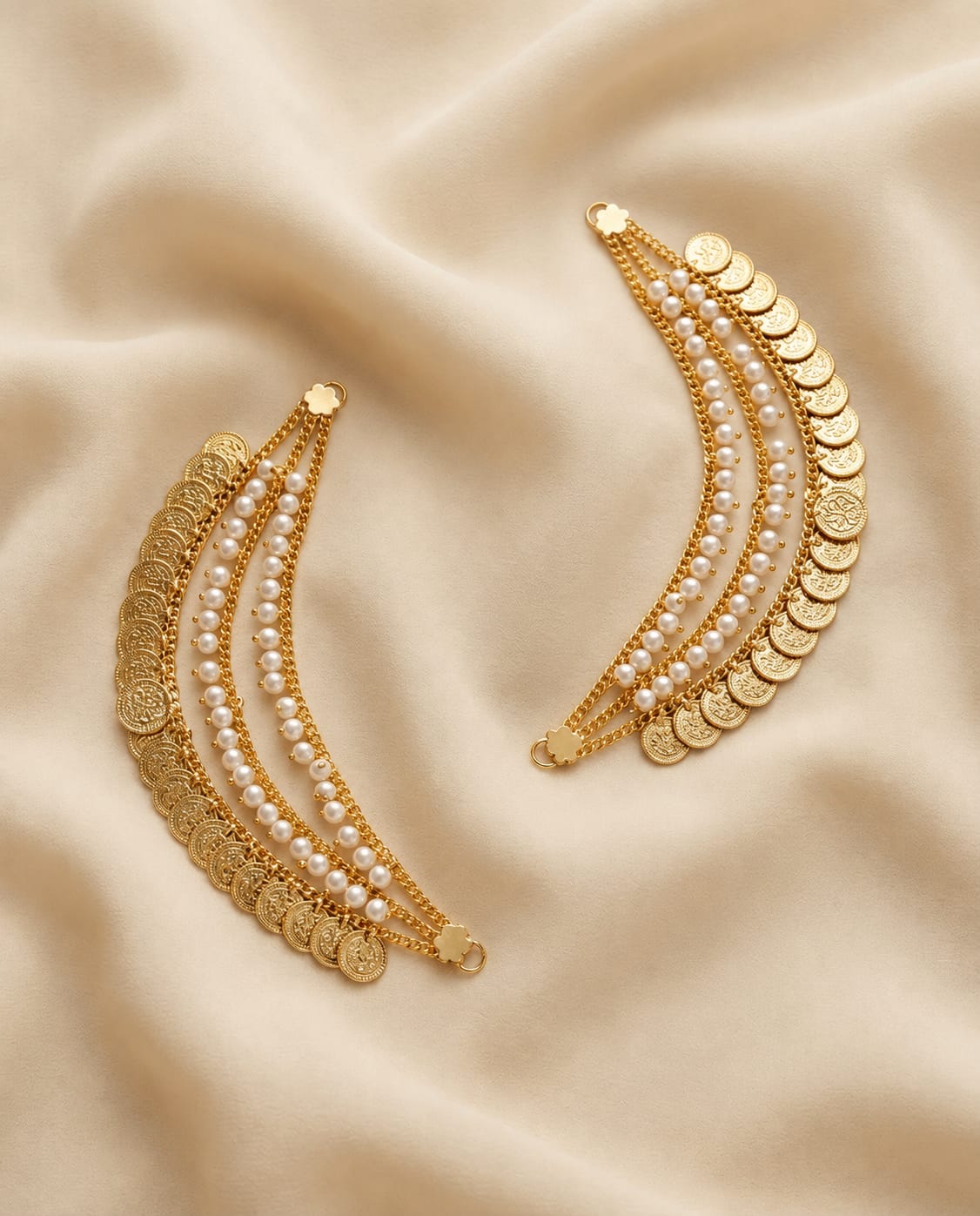 Pearl Layered Ear Chain